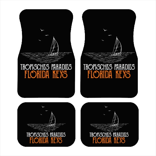 West Keys TROPICAL PARADISE FLORIDA KEYS Car Mats