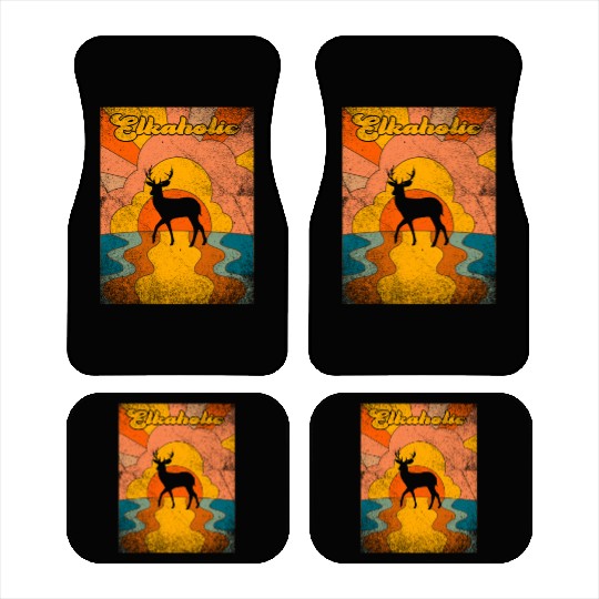 Elk Hunting Elkaholic Hunters Car Mats