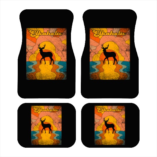 Elk Hunting Elkaholic Hunters Car Mats
