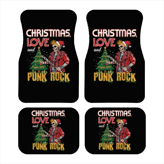 Rocky Christmas: Santa Claus Concert In Punk Rock Car Mats