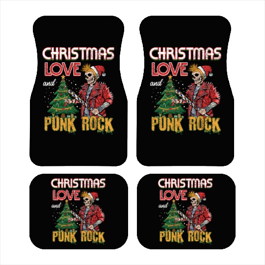 Rocky Christmas: Santa Claus Concert In Punk Rock Car Mats