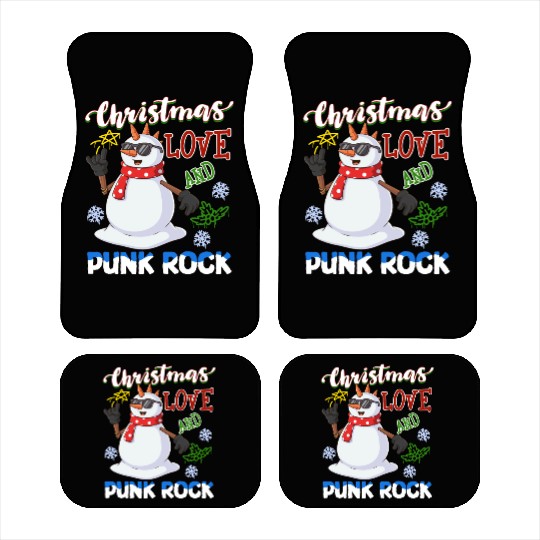 Rocky Christmas: Santa Claus Concert In Punk Rock Car Mats