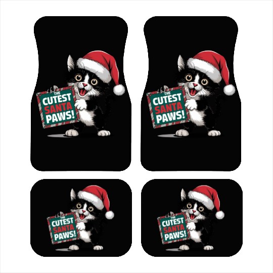Cutest Santa Paws Car Mats