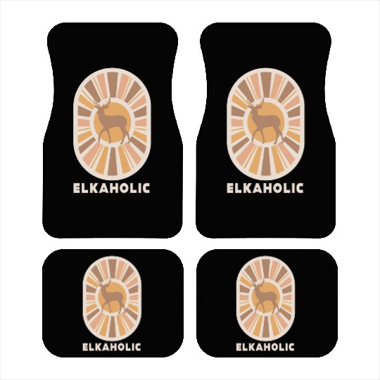 Elk Hunting Elkaholic Hunters Car Mats