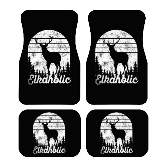 Elk Hunting Elkaholic Hunters Car Mats