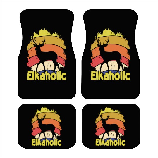 Elk Hunting Elkaholic Hunters Car Mats