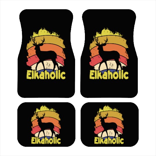 Elk Hunting Elkaholic Hunters Car Mats
