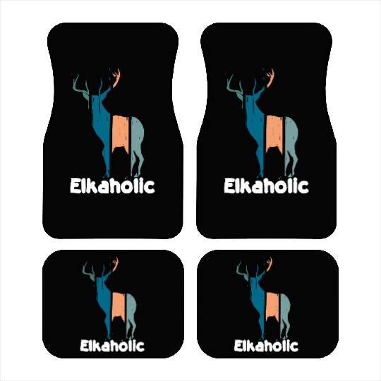 Elk Hunting Elkaholic Hunters Car Mats