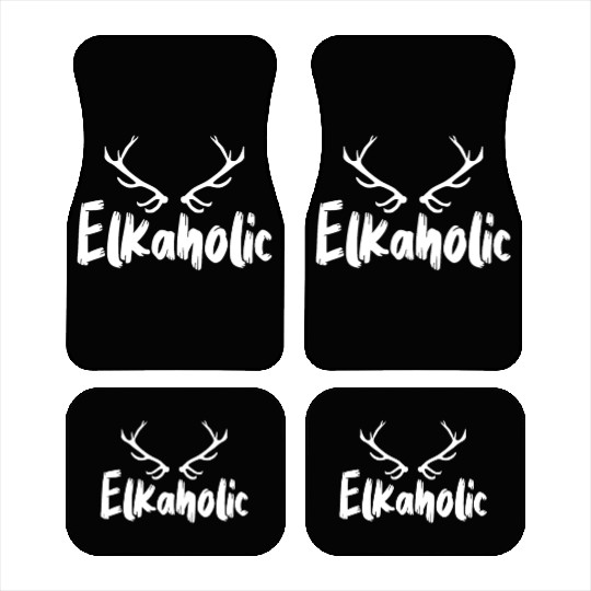 Elk Hunting Elkaholic Hunters Car Mats