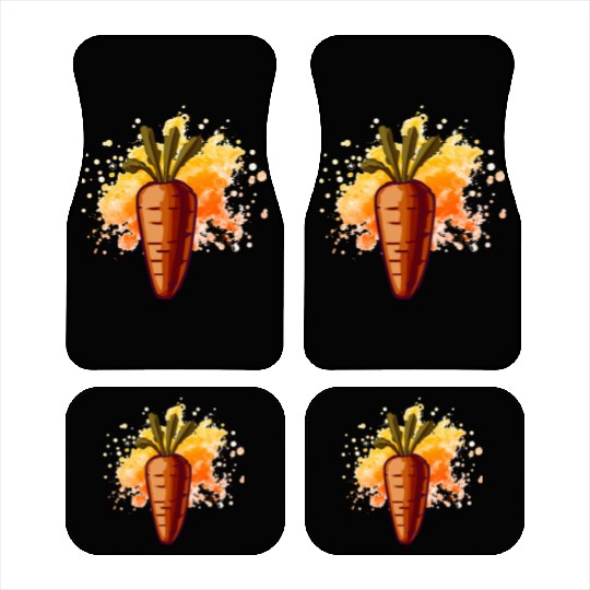 Vegetarian Veganer Carrot Car Mats
