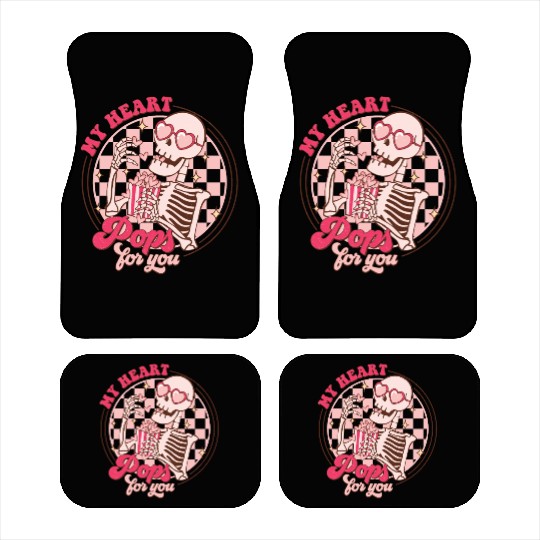 My heart pop for you Car Mats