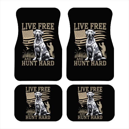 Duck Hunting Car Mats Deer Hunting USA Flag Hunters