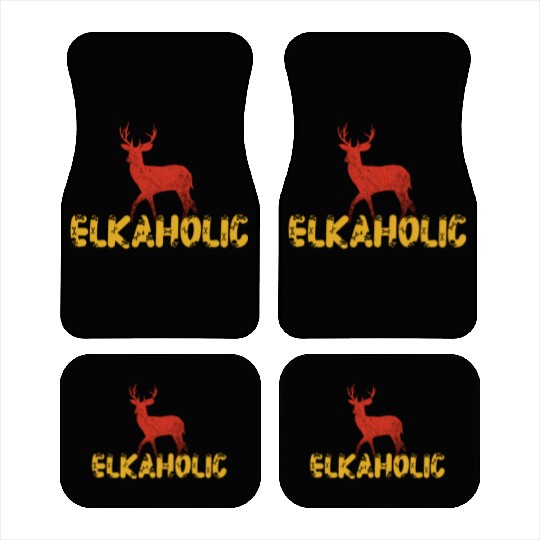 Elk Hunting Elkaholic Hunters Car Mats