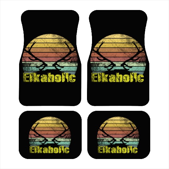Elk Hunting Elkaholic Hunters Car Mats