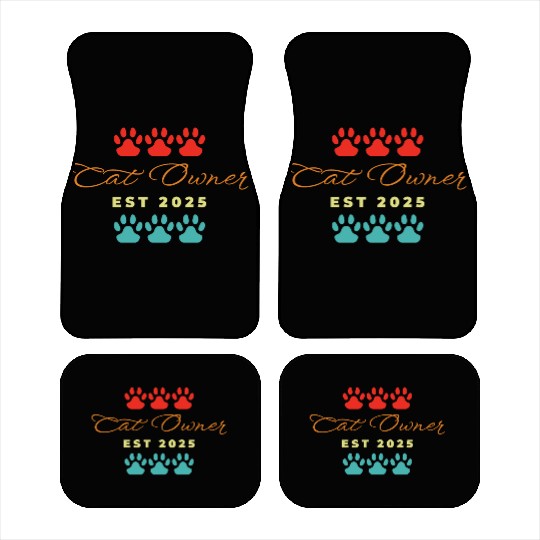 cat owner est 2025 Car Mats