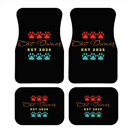cat owner est 2025 Car Mats