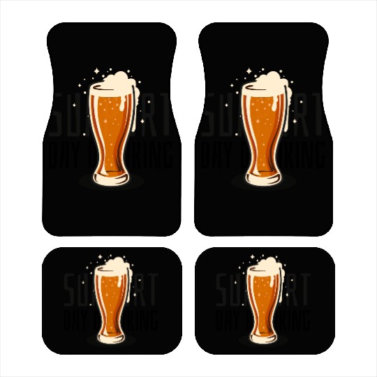 Support Day Drinking Car Mats