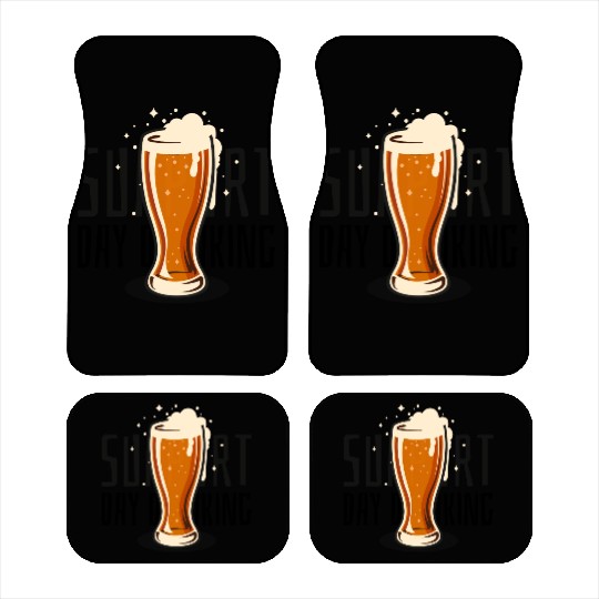 Support Day Drinking Car Mats