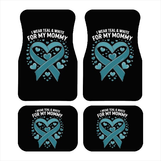 i where teal and white for my mom Car Mats