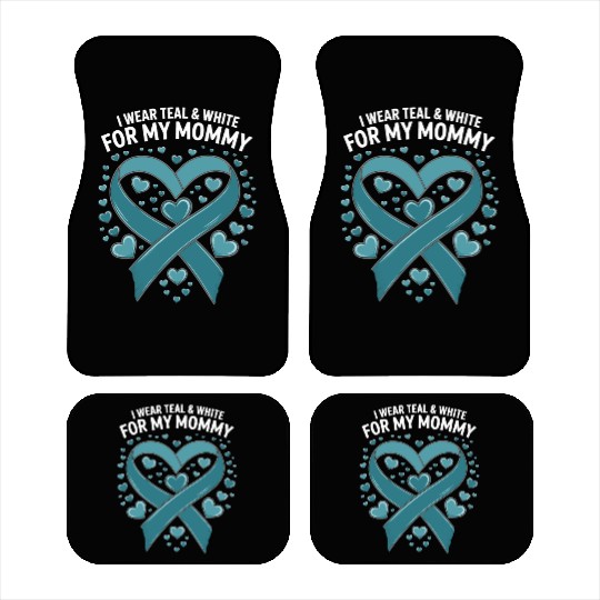 i where teal and white for my mom Car Mats