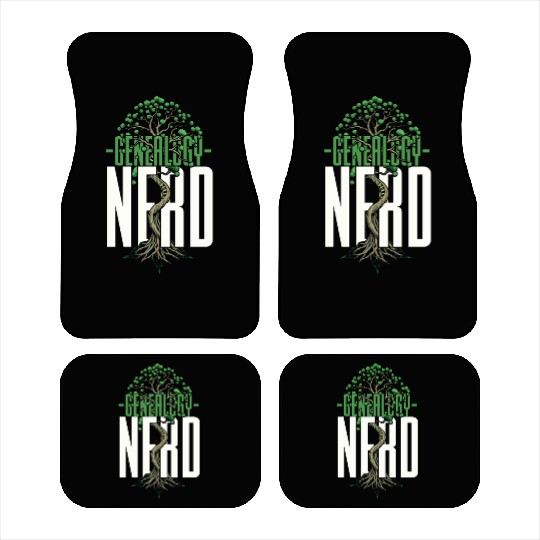 Genealogy Nerd Genealogist Ancestry Car Mats
