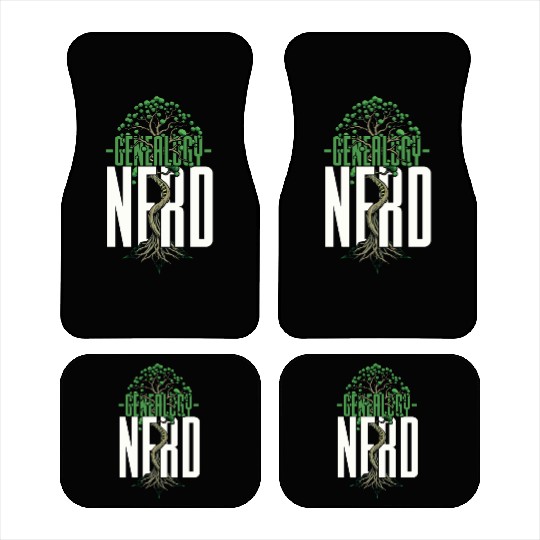 Genealogy Nerd Genealogist Ancestry Car Mats