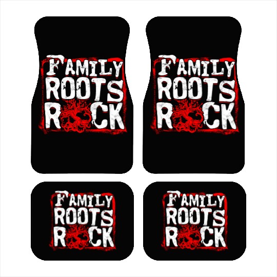 Genealogy Genealogist Family Roots Rocks Car Mats