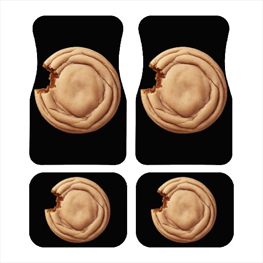 Slightly Bitten Snickerdoodle Snickerdoodle Cookie Car Mats