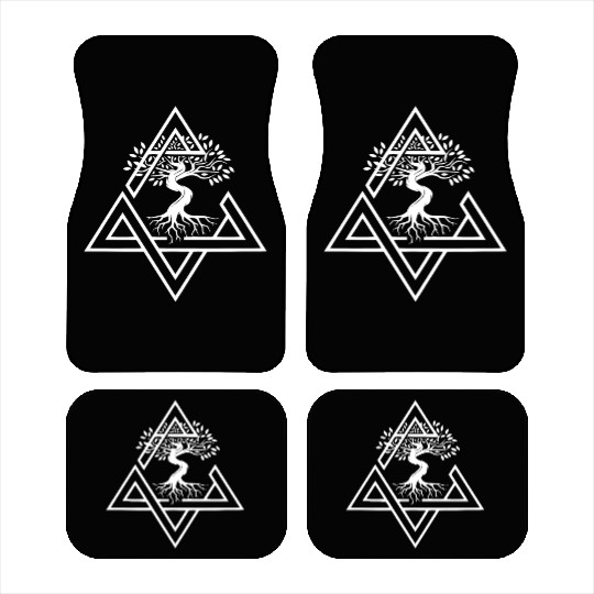 Asatru Valhalla Scandinavian Pride Norsemen Viking Car Mats