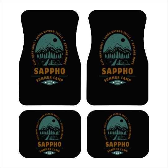 Sappho Summer Camp Car Mats – Lesbian,wlw design