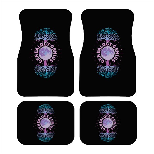 Genealogy Genealogist Ancestry Car Mats