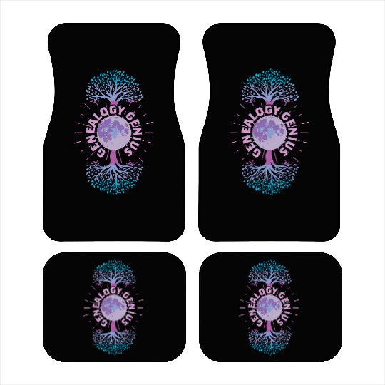 Genealogy Genealogist Ancestry Car Mats