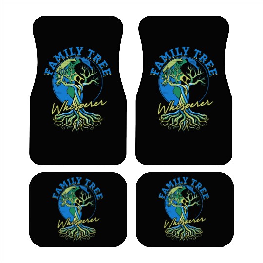 Genealogy Genealogist Family Tree Whisperer Car Mats