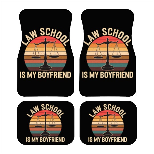 Law School Is My Boyfriend 14 Car Mats