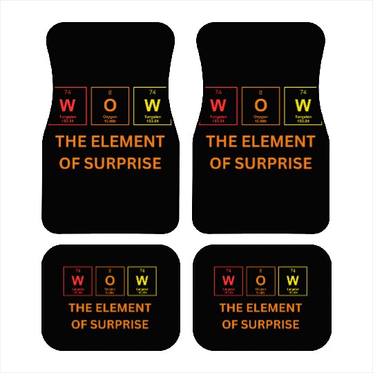 THE ELEMENT OF SURPRISE Car Mats