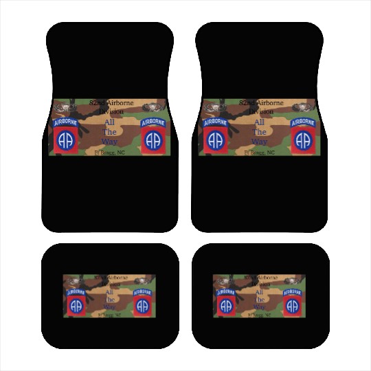 This 82nd Airborne All the Way gift for veterans Car Mats
