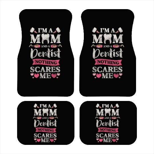 Doctor Drill Braces Orthodontist Car Mats