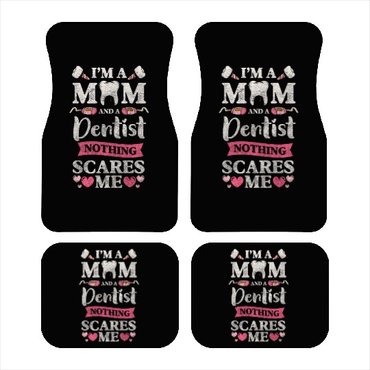 Doctor Drill Braces Orthodontist Car Mats