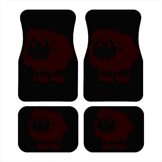 Black Sheep Small Cute Cute Lamb Cool Comic Sweet Car Mats