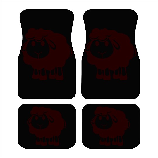 Black Sheep Small Cute Cute Lamb Cool Comic Sweet Car Mats