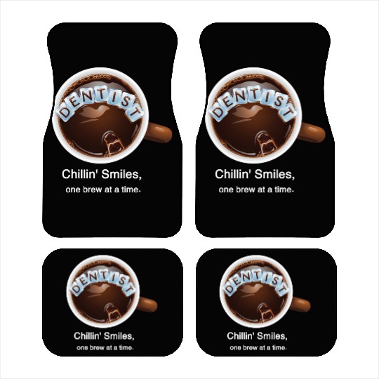 Iced Coffee, Dentist Vibes Car Mats