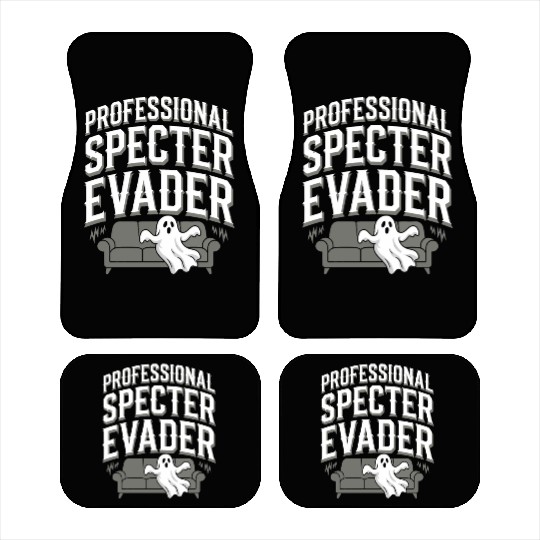 Paranormal Comedy Funny Ghost Humor Lighthearted Car Mats