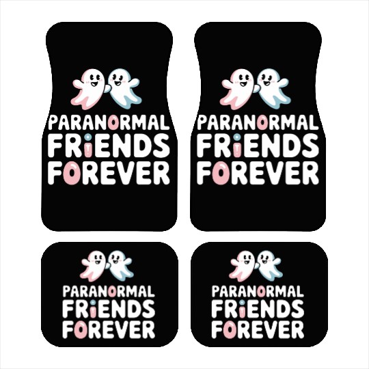 Paranormal Comedy Funny Ghost Humor Lighthearted Car Mats
