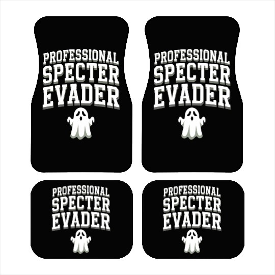 Paranormal Comedy Funny Ghost Humor Lighthearted Car Mats