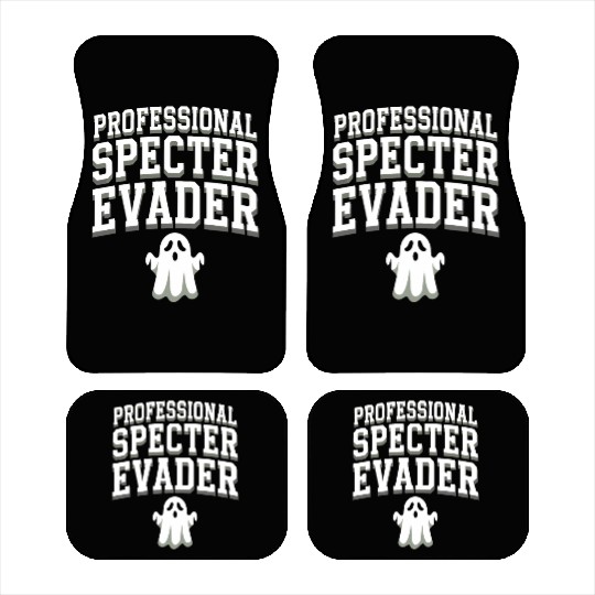 Paranormal Comedy Funny Ghost Humor Lighthearted Car Mats