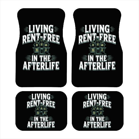 Paranormal Comedy Funny Ghost Humor Lighthearted Car Mats