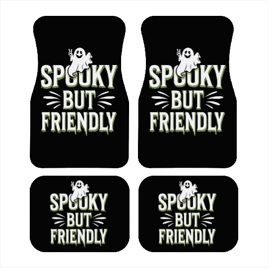 Paranormal Comedy Funny Ghost Humor Lighthearted Car Mats