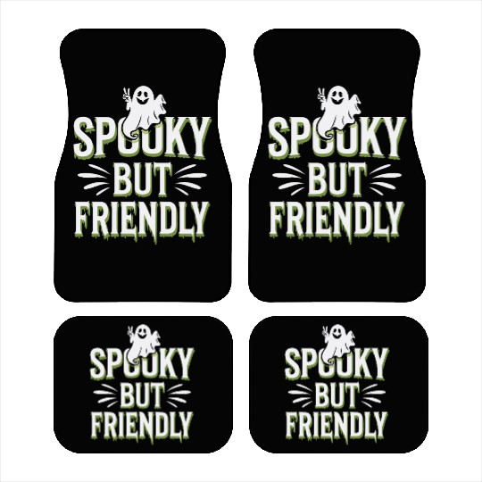 Paranormal Comedy Funny Ghost Humor Lighthearted Car Mats