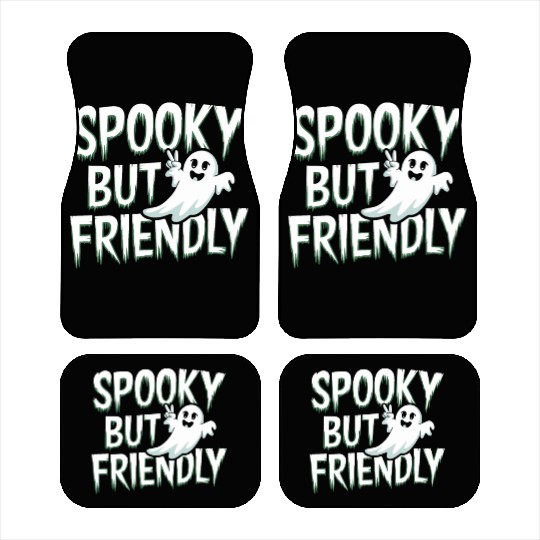 Paranormal Comedy Funny Ghost Humor Lighthearted Car Mats