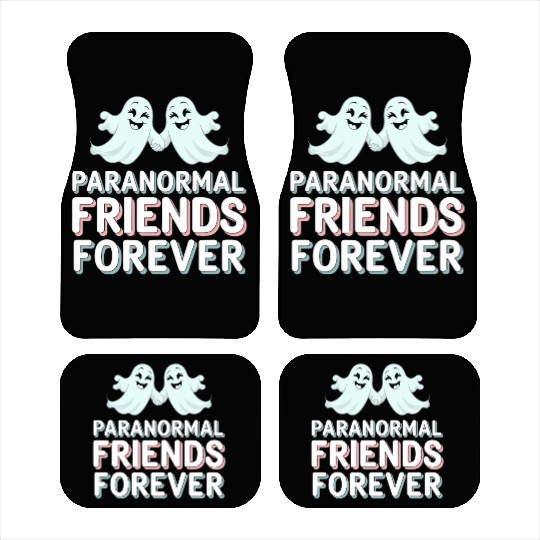Paranormal Comedy Funny Ghost Humor Lighthearted Car Mats